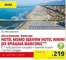 Galassia Hotel momo seaview hotel rimini (ex spiaggia marconi) offerta