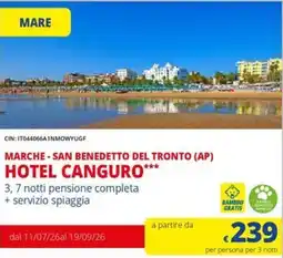 Galassia Hotel canguro offerta