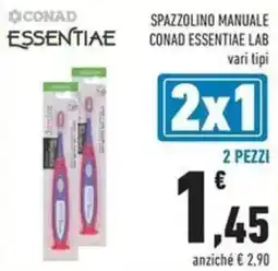 Conad Superstore Spazzolino manuale Conad Essentiae Lab offerta