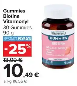 Carrefour Iper Gummies Biotina Vitarmonyl offerta
