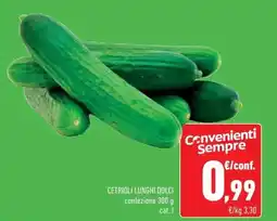 Conad Superstore Cetrioli lunghi dolci offerta
