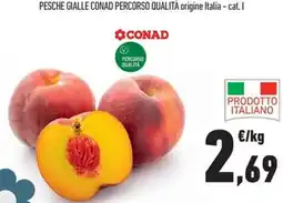 Conad Superstore Pesche gialle Conad Percorso Qualita offerta