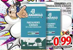 Il Genio Supermercato Granarolo latte parzialmente scremato 100% italiano offerta