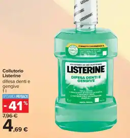 Carrefour Iper Collutorio Listerine offerta