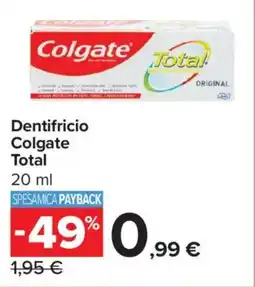 Carrefour Iper Dentifricio Colgate Total offerta