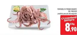 Conad Superstore Tentacoli di totano gigante del pacifico offerta