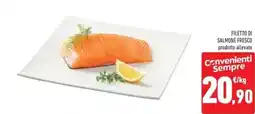 Conad Superstore Filetto di salmone fresco offerta