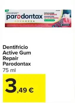 Carrefour Iper Dentifricio Active Gum Repair Parodontax offerta