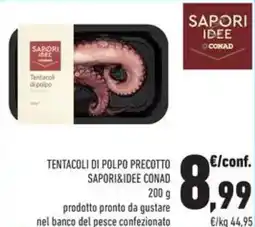 Conad Superstore Tentacoli di polpo precotto Sapori&Idee Conad offerta