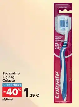 Carrefour Iper Spazzolino Zig Zag Colgate offerta