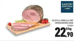 Conad Superstore Culatta al forno alle erbe Sapori&Dintorni Conad offerta
