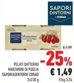 Conad Superstore Pelati datterini marzanini di puglia Sapori&Dintorni Conad offerta