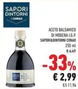 Conad Superstore Aceto balsamico di modena i.g.p. Sapori&Dintorni Conad offerta