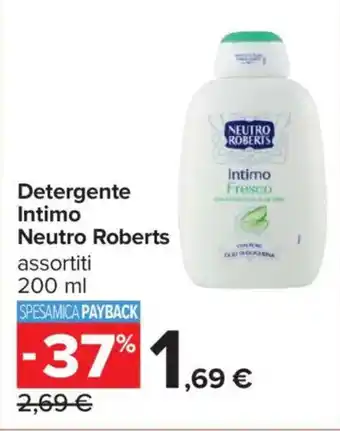Carrefour Iper Detergente Intimo Neutro Roberts offerta