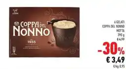 Conad Superstore 6 gelati coppa del nonno motta offerta