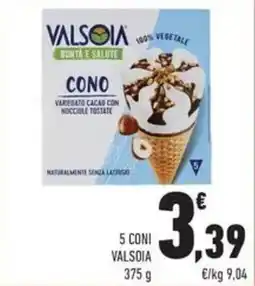 Conad Superstore 5 coni Valsoia offerta
