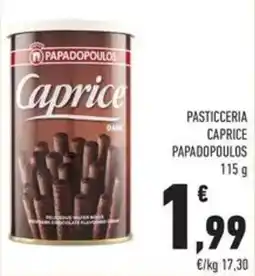 Conad Superstore Pasticceria caprice Papadopoulos offerta