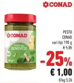Conad Superstore Pesto Conad offerta