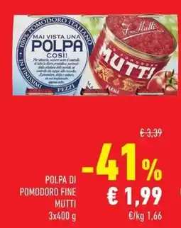 Conad Superstore Polpa di pomodoro fine Mutti offerta
