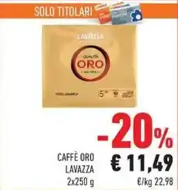 Conad Superstore Caffè oro Lavazza offerta
