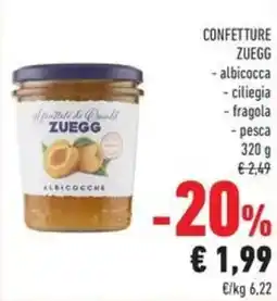 Conad Superstore Confetture Zuegg offerta