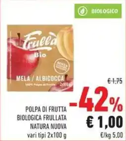 Conad Superstore Polpa di frutta biologica frullata natura nuova offerta