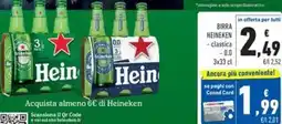 Conad Superstore Birra Heineken offerta
