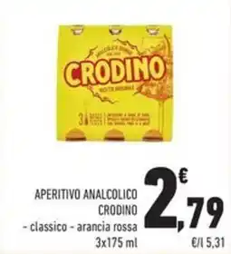 Conad Superstore Aperitivo analcolico Crodino offerta