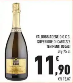Conad Superstore Valdobbiadene d.o.c.g. superiore di cartizze tenimenti dogali dry offerta