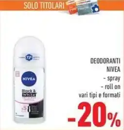 Conad Superstore Deodoranti Nivea offerta