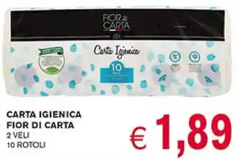 D'Italy Carta igienica Fior di Carta offerta