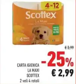 Conad Superstore Carta igienica la maxi Scottex offerta
