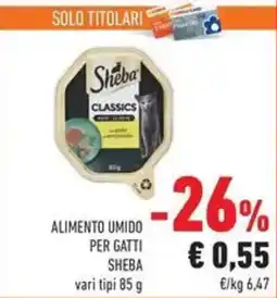 Conad Superstore Alimento umido per gatti Sheba offerta