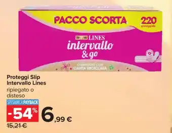 Carrefour Iper Proteggi Slip Intervallo Lines offerta