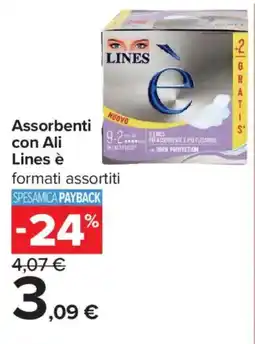 Carrefour Iper Assorbenti con Ali Lines è offerta