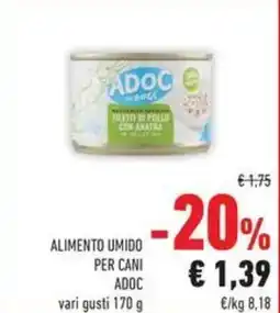 Conad Superstore Alimento umido per cani Adoc offerta