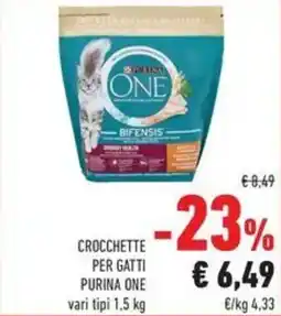 Conad Superstore Crocchette per gatti purina one offerta