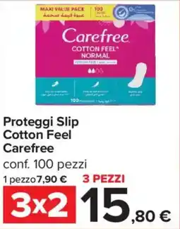 Carrefour Iper Proteggi Slip Cotton Feel Carefree offerta