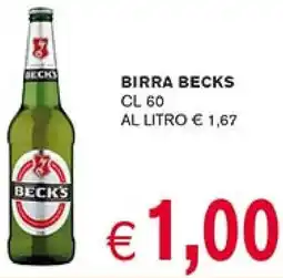 D'Italy Birra Becks offerta