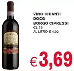 D'Italy Vino chianti docg borgo cipressi offerta