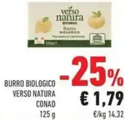 Conad Superstore Burro biologico Verso Natura Conad offerta