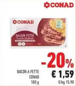 Conad Superstore Bacon a fette Conad offerta