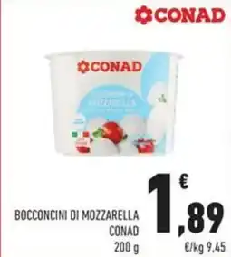 Conad Superstore Bocconcini di mozzarella Conad offerta