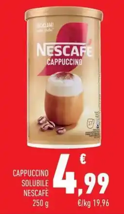 Conad Superstore Cappuccino solubile Nescafe offerta