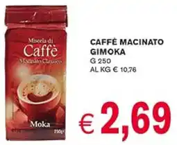 D'Italy Caffè macinato Gimoka offerta
