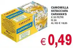 D'Italy Camomilla setacciata Caravan's offerta