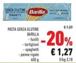 Conad Superstore Pasta senza glutine Barilla offerta