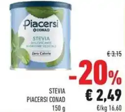 Conad Superstore Stevia Piacersi Conad offerta
