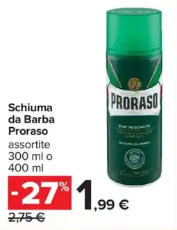 Carrefour Iper Schiuma da Barba Proraso offerta