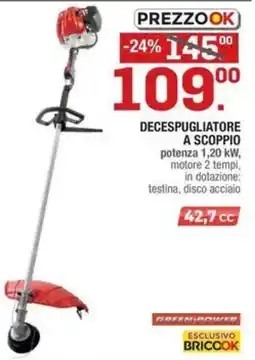 Brico OK Decespugliatore a scoppio Green Power offerta